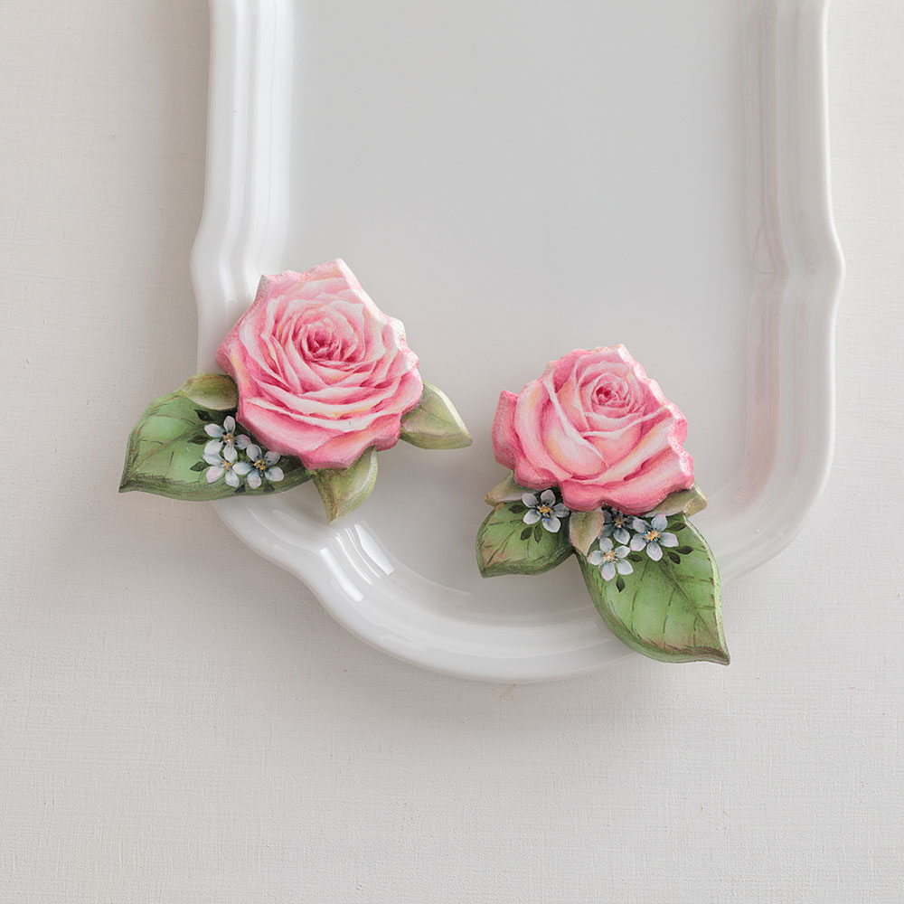 〈素材セット〉会田正子の「バラの箸置き」を描く 