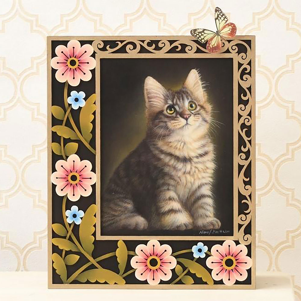 〈素材セット〉のむらひろこの「子猫のポートレート」を描く 