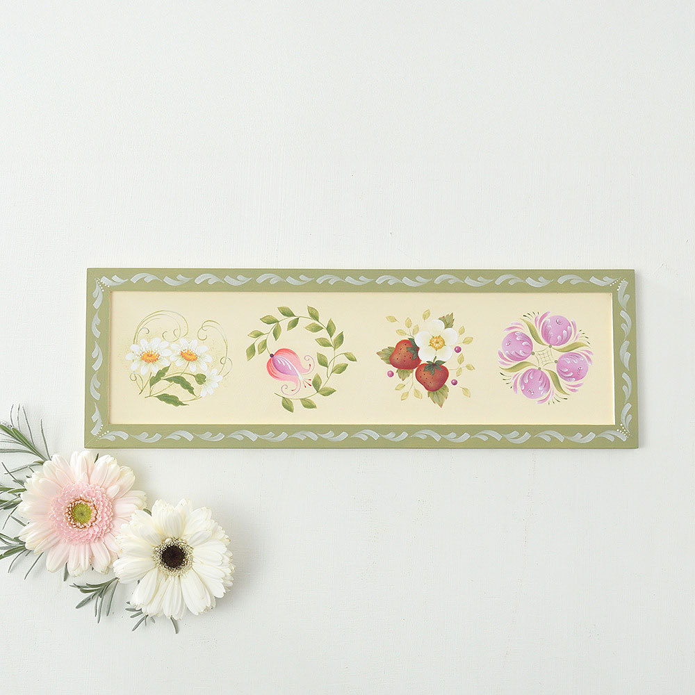 〈素材セット〉深山喜代美の「ストロークフラワー」を描く 