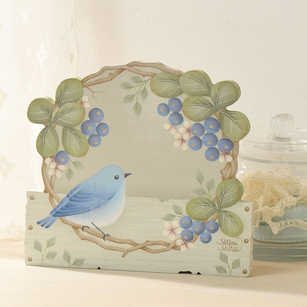 〈素材セット〉白井里美の「Happiness is here～幸せの青い鳥～」を描く