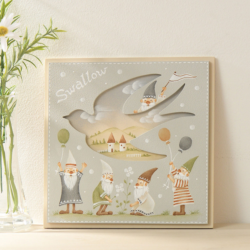 〈素材セット〉出口むつみの「ツバメが飛ぶ頃」を描く