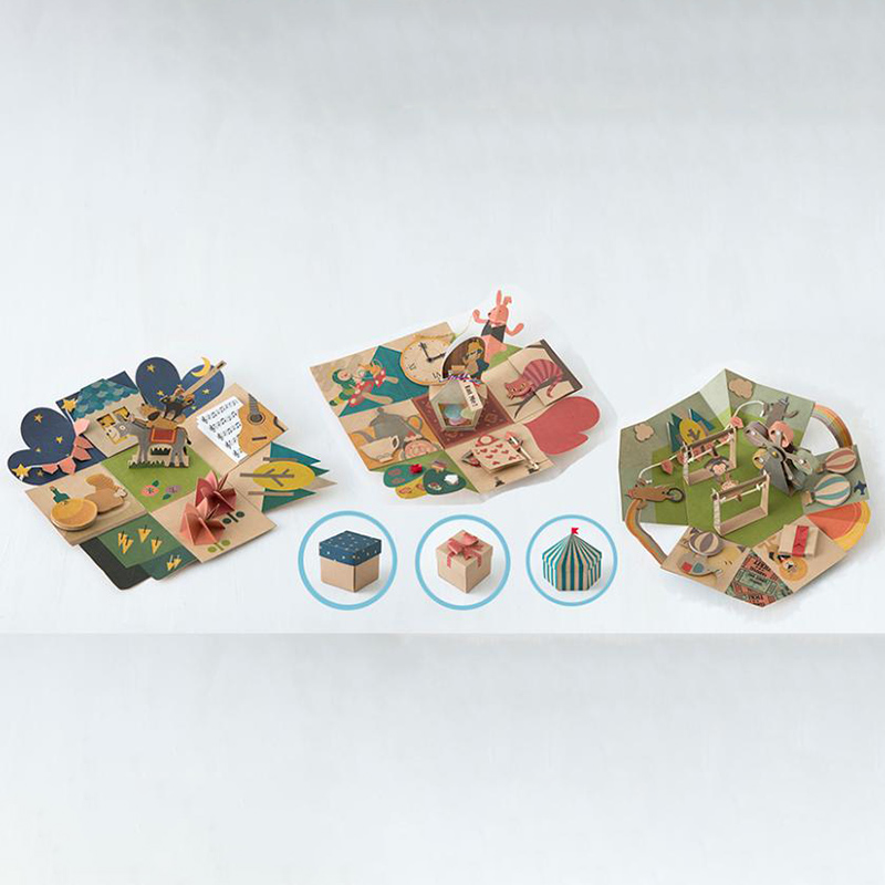 ハチナナ雑貨さんのポップアップBOX 3点セット