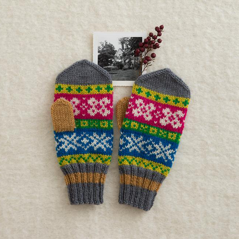 しずく堂さんの手編みこものキット4