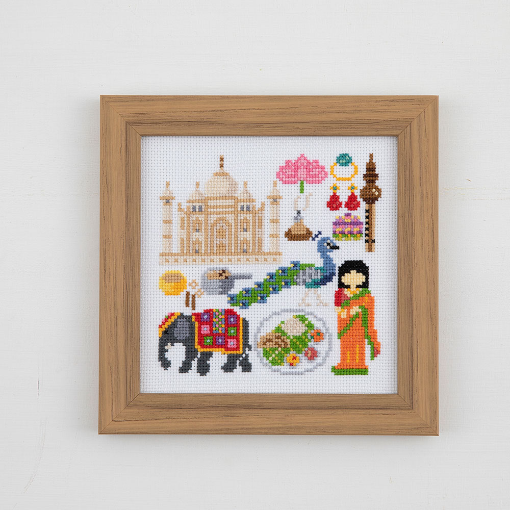 Nitkaさんの世界を旅するクロスステッチ［インド］