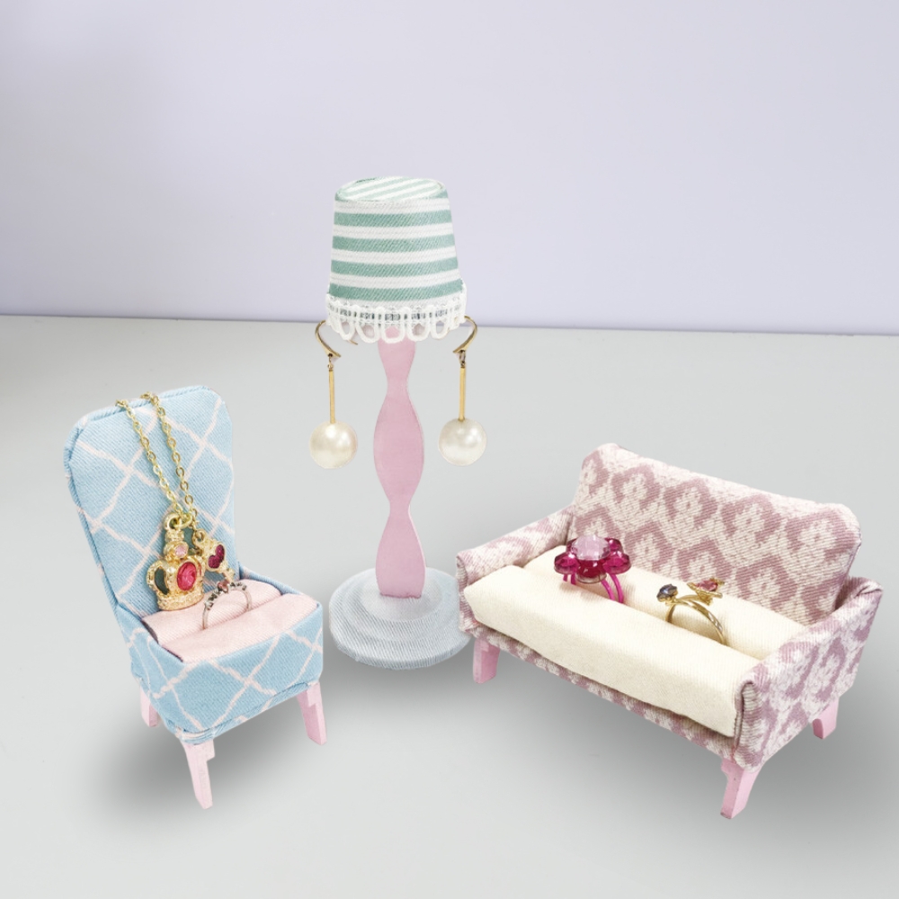 ミニチュア家具 アクセスタンドキット ［スモーキーパステル］