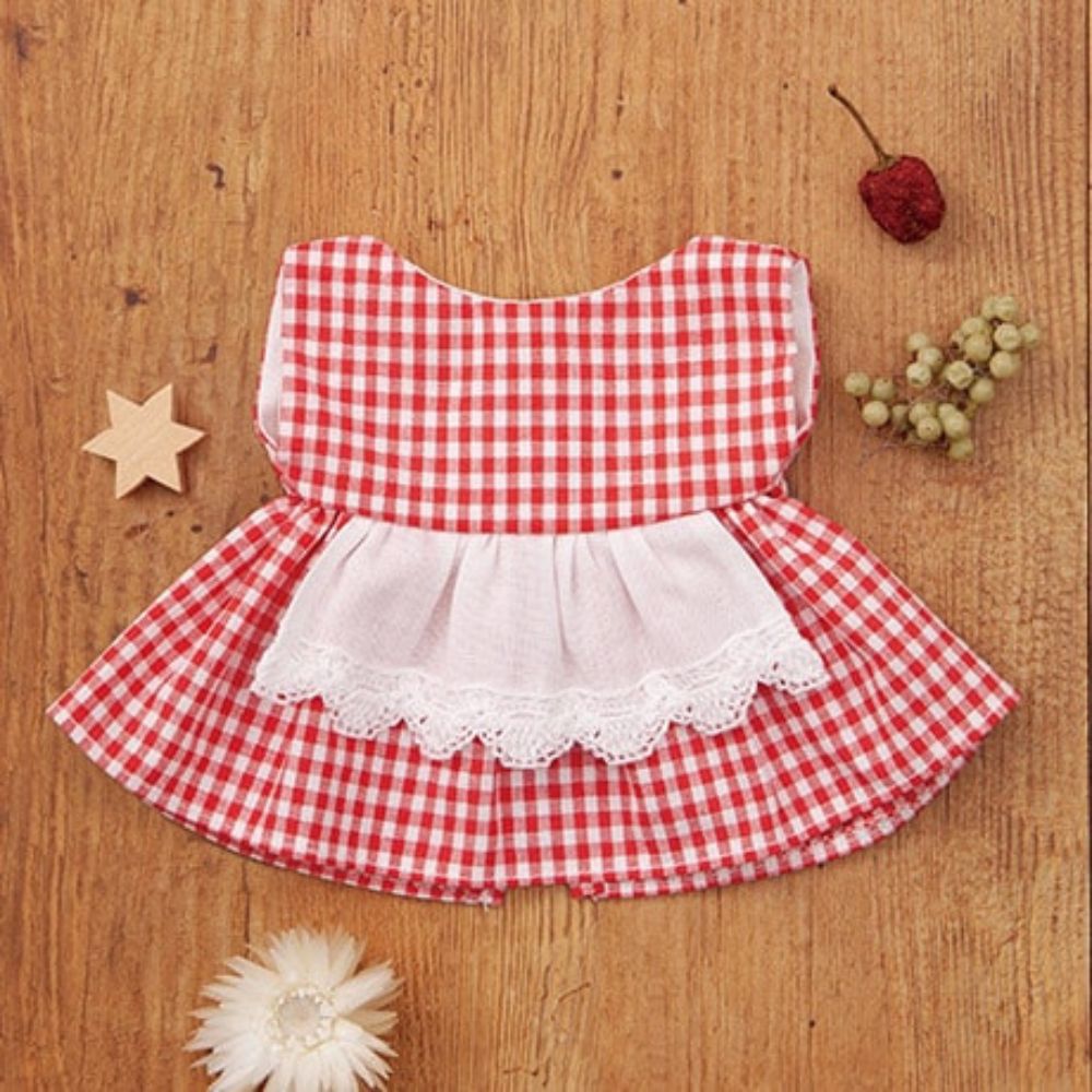 ふわふわきせかえぬいぐるみキット　ウエスト切替ワンピース