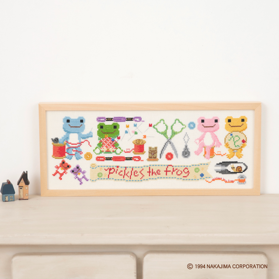かえるのピクルス クロスステッチキット [ソーイング]