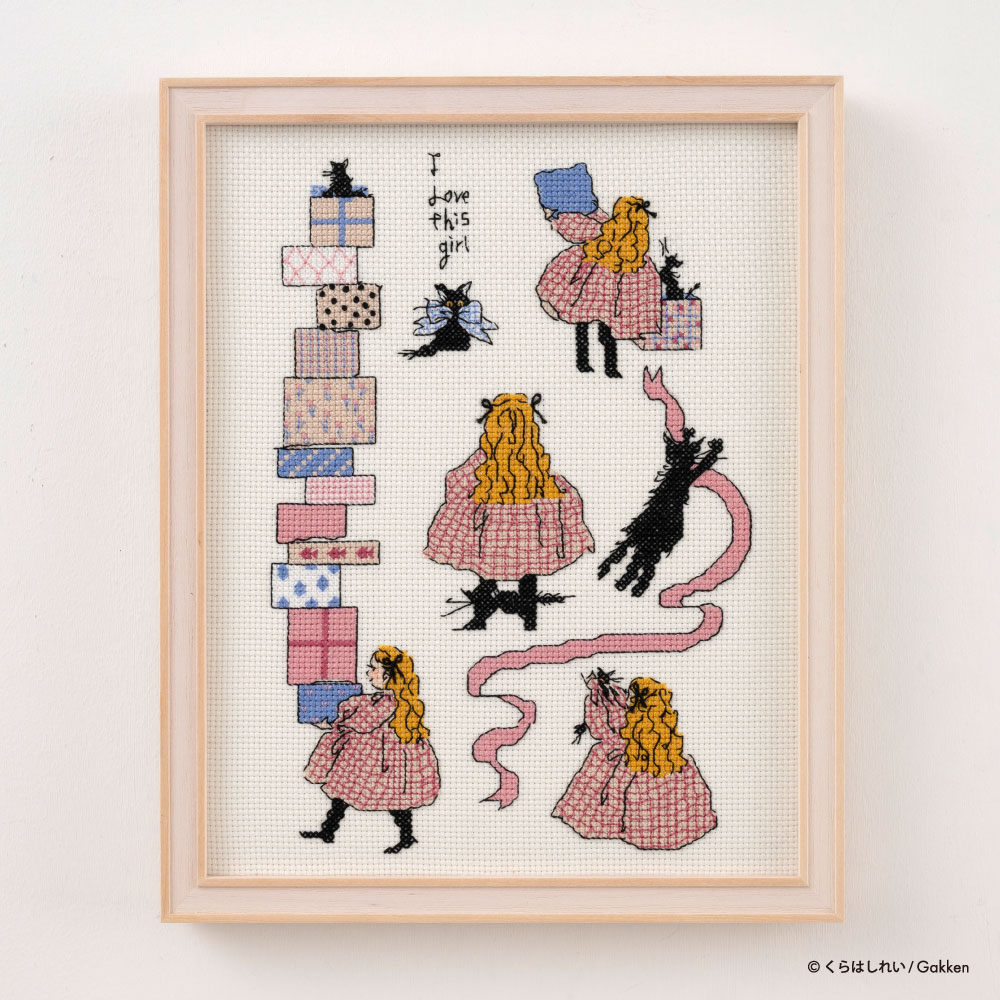 くらはしれいのクロスステッチキット　［プレゼント］