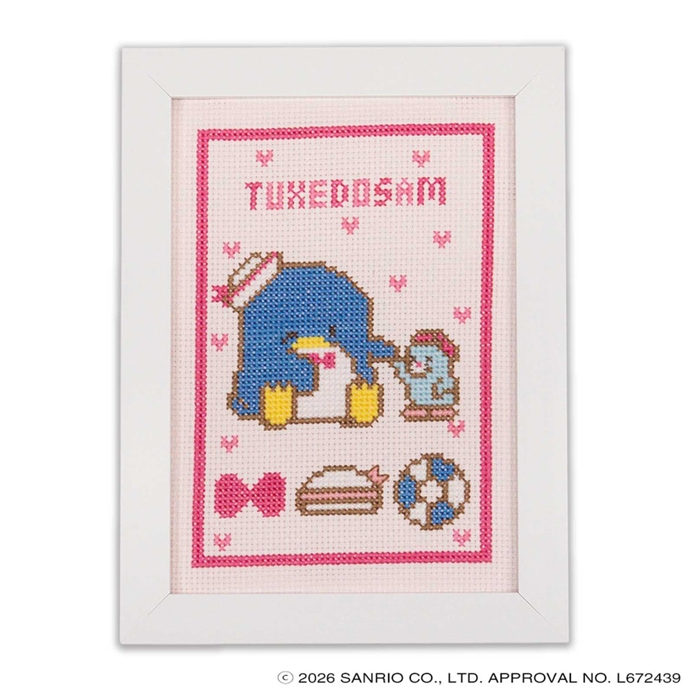 サンリオキャラクターズ クロスステッチ［いつもいっしょのお友だち／タキシードサム］