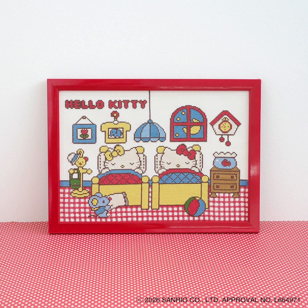 サンリオキャラクターズ クロスステッチキット [ ハローキティ レトロ 70s ]