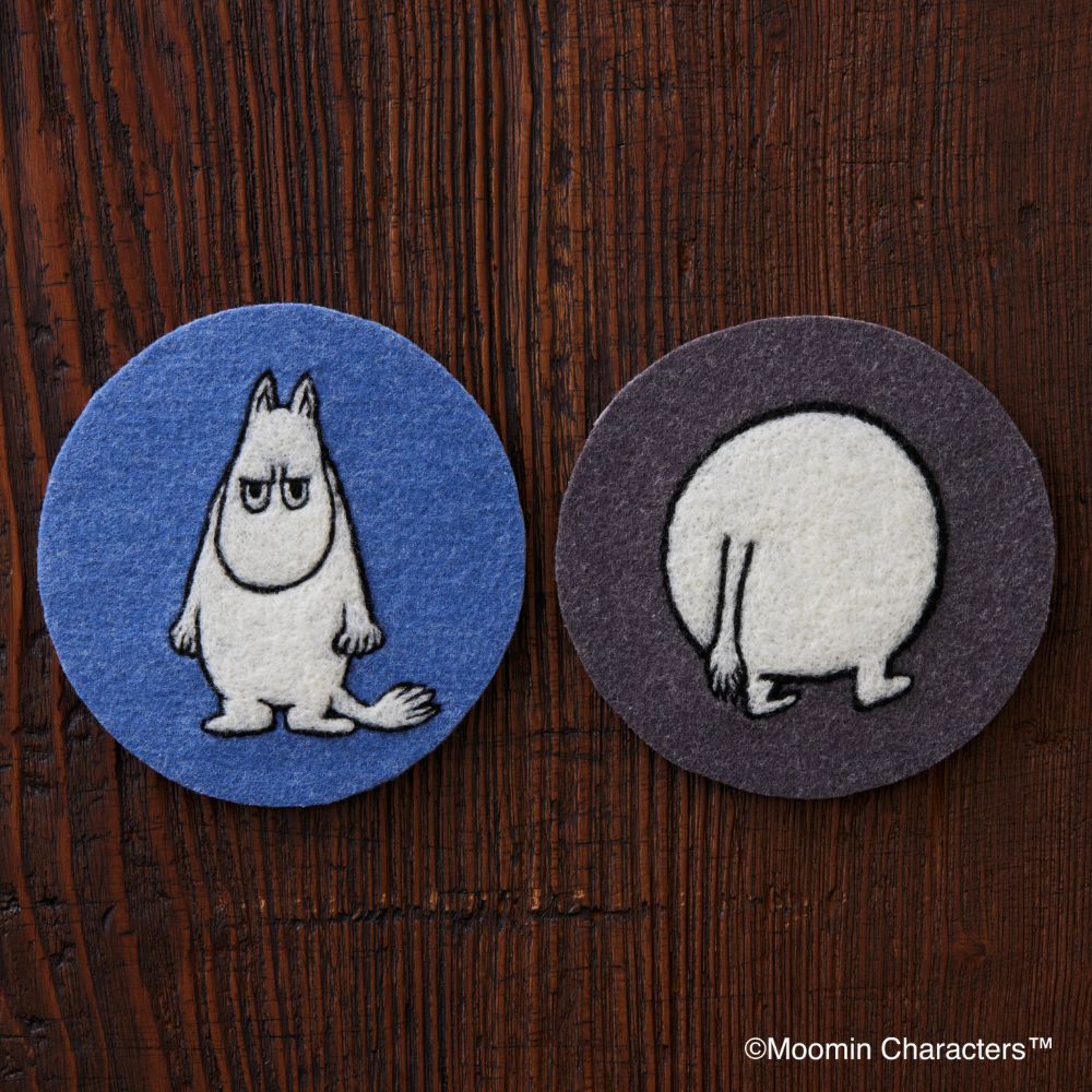 ムーミン フェルティングで作るコースターキット［ムーミントロール］