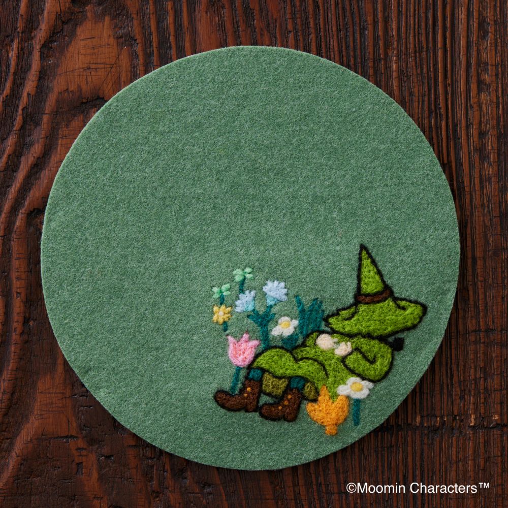 ムーミン フェルティングで作るポットマットキット［スナフキン］