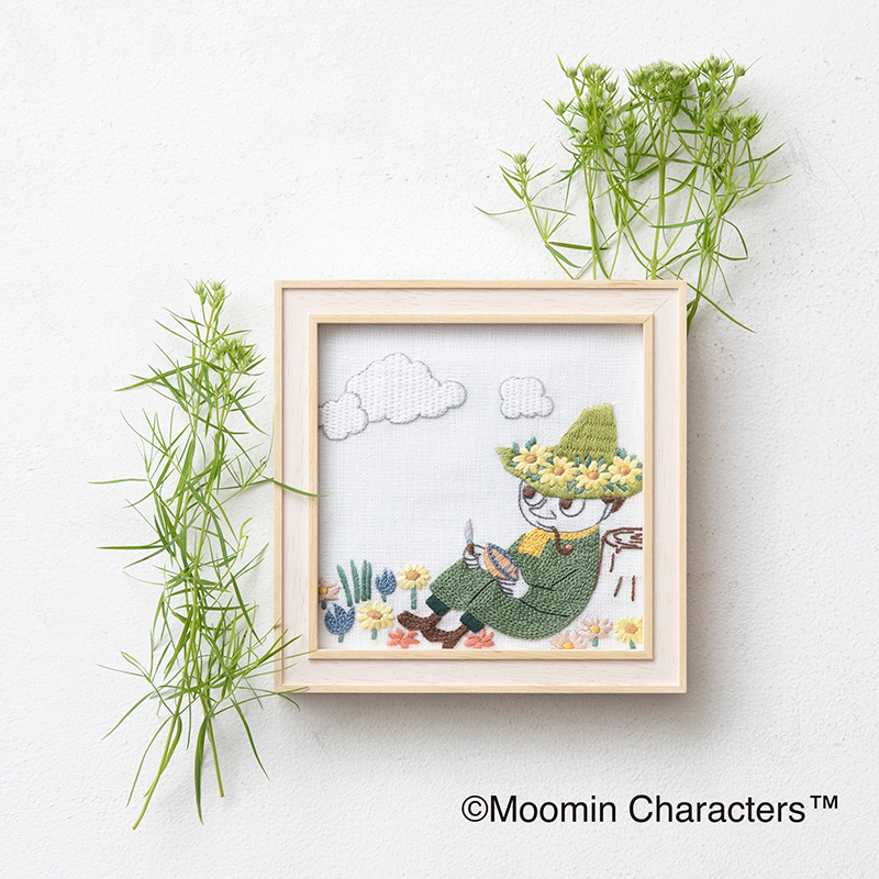 ムーミン 刺しゅうフレーム〈スナフキン〉