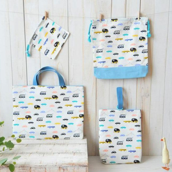 FELI-DA 入園入学グッズ手作りキット4点セット「Joyride Day」