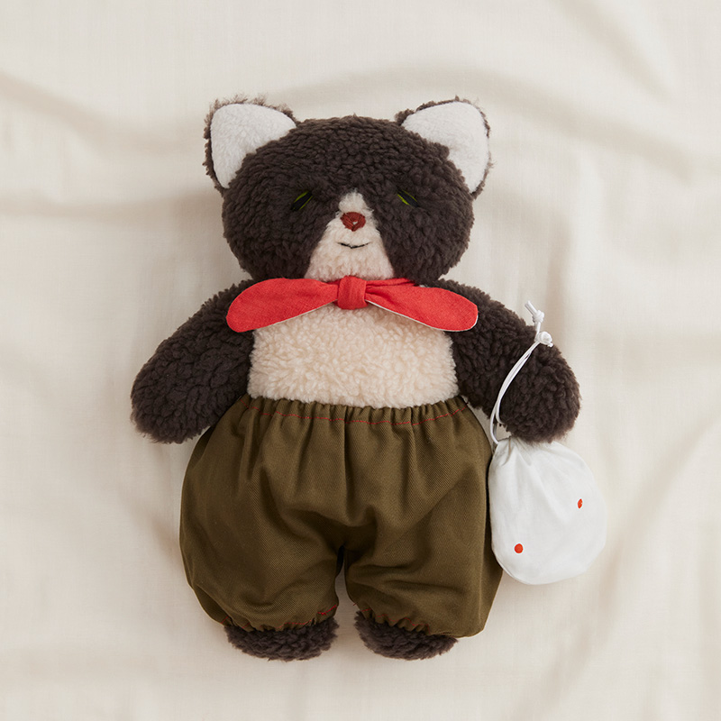 そぼろさんの縫いぐるみ ハチワレさん