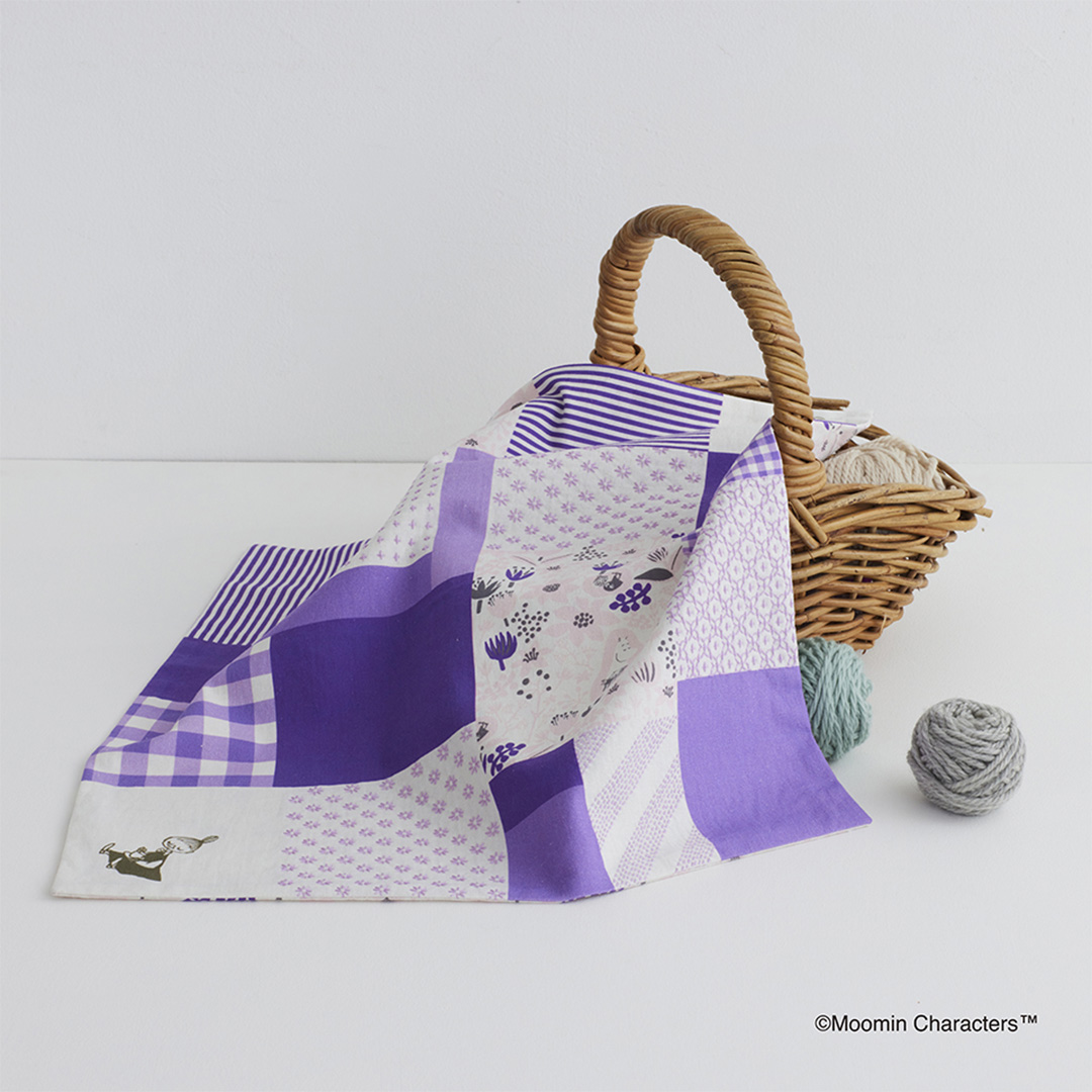 ムーミン 刺し子のマルチクロス〈ミムラねえさん〉