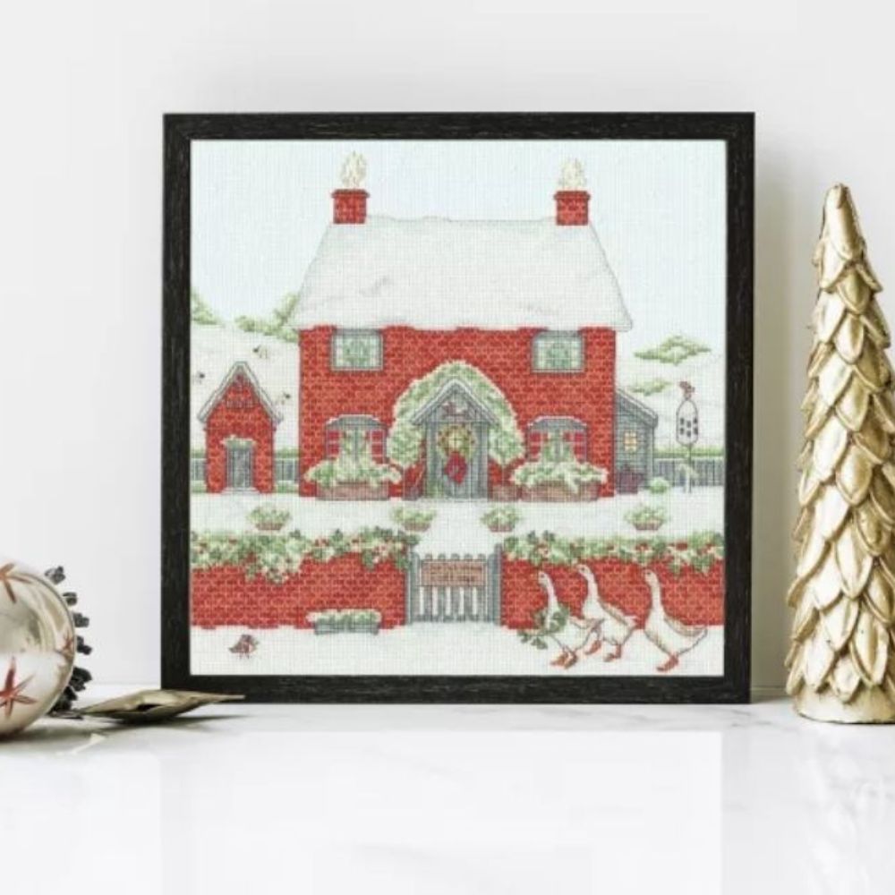 クロスステッチキット「Christmas　Cottage」