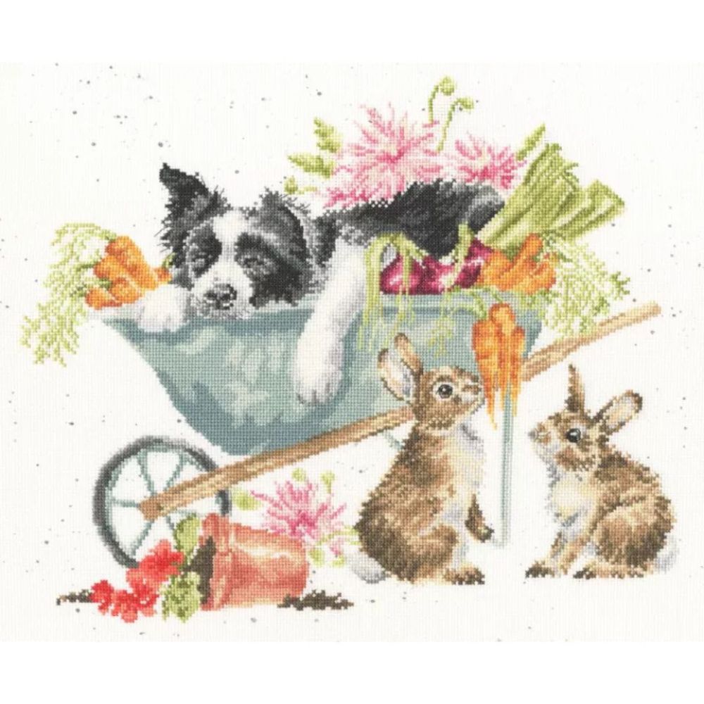 クロスステッチキット「Sleeping　On　The　Job」