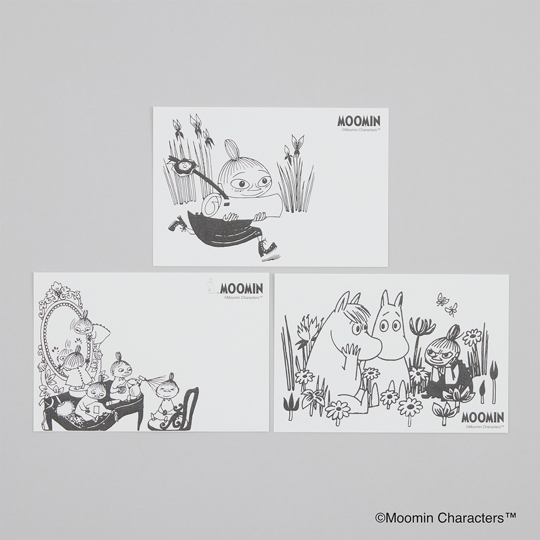 ムーミン　ポストカード3枚セット〈リトルミイ〉