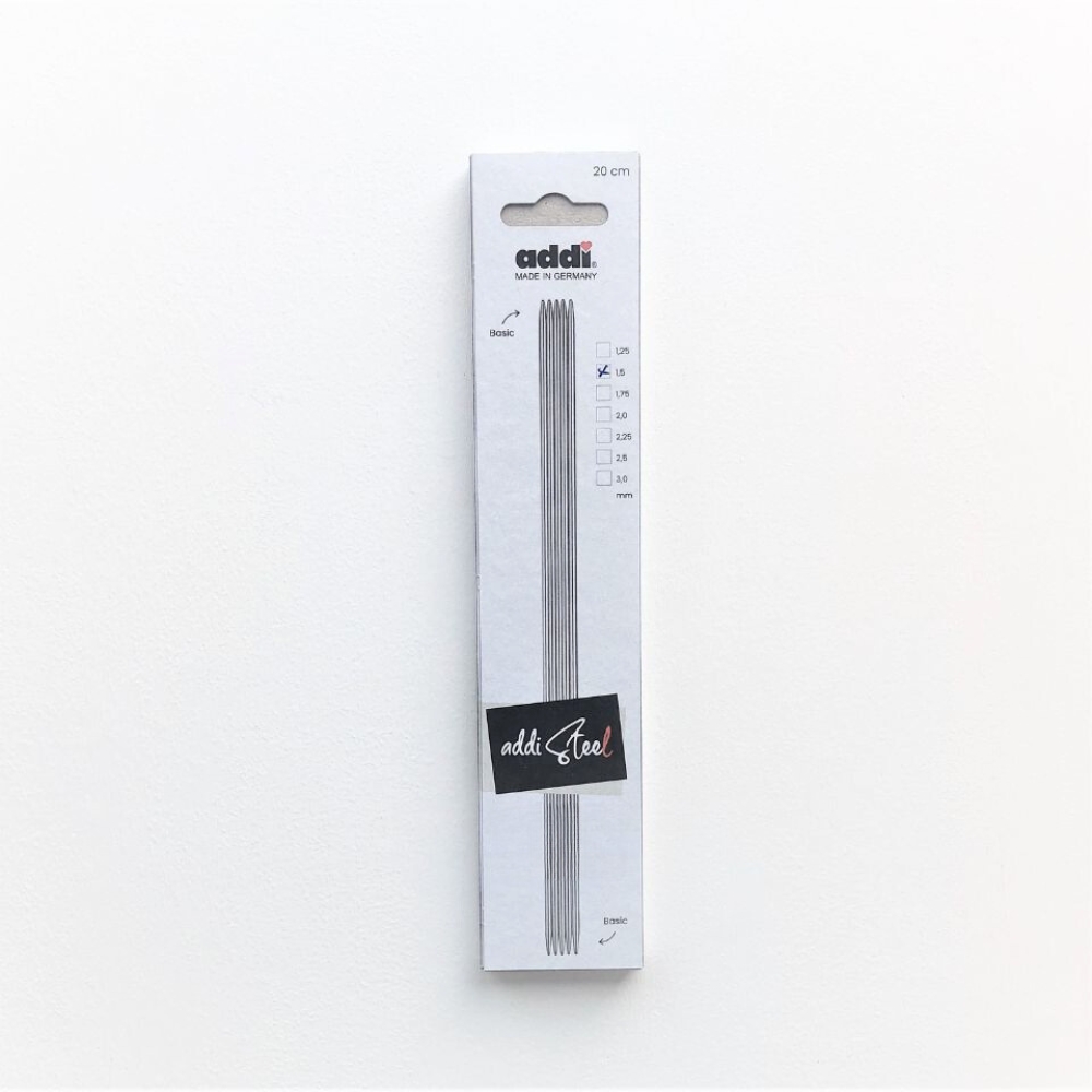 ラトビアミトン用棒針1．5mm（5本セット）