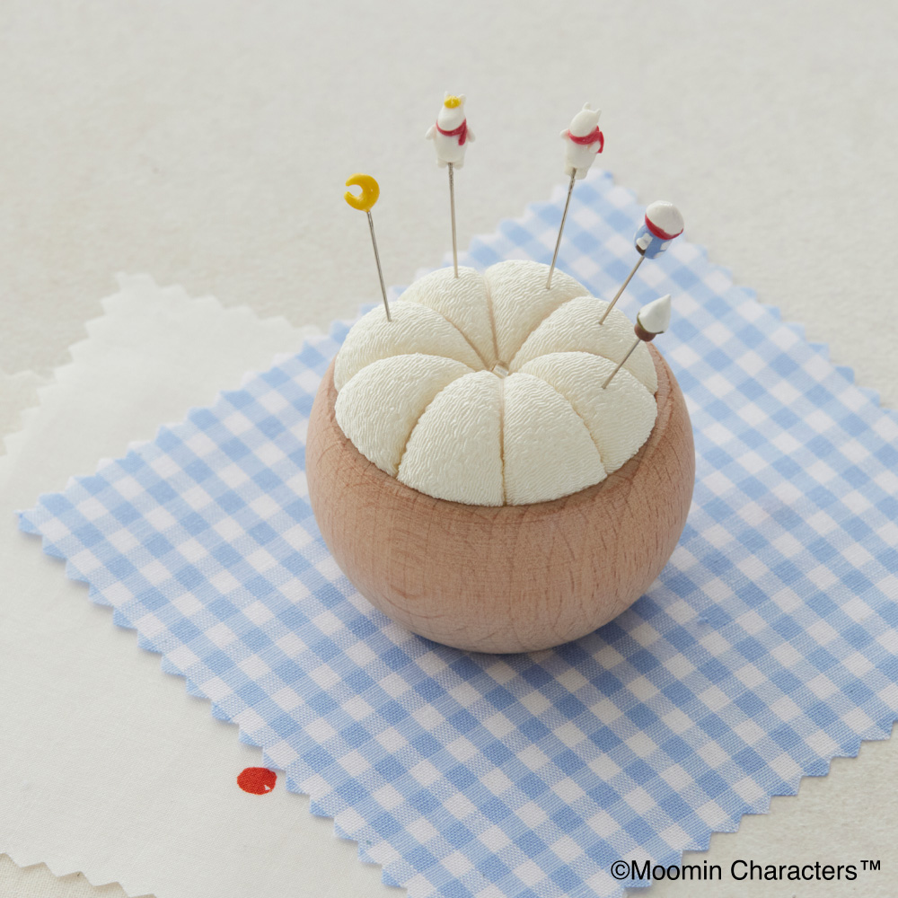 ムーミン ミニチュアまち針＆針山〈はじめての冬〉