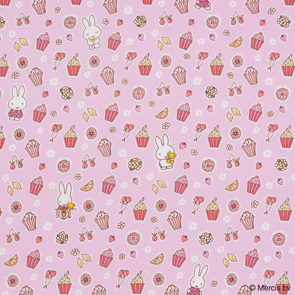 ミッフィー×リバティ・ファブリックス カットクロス A Sweet Birthday ［ピンク］ (幅108cm×50cm)