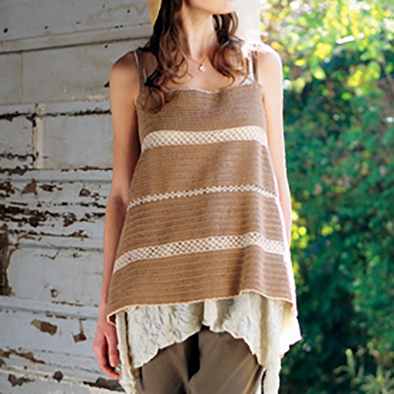 〈レシピ〉長編みキャミソール