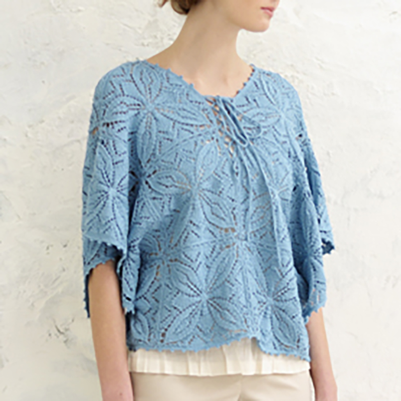 〈レシピ〉水色のクンストモチーフ・プル