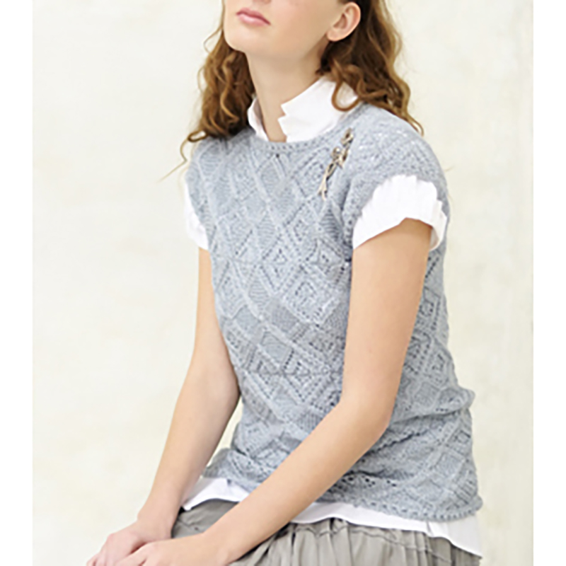 〈レシピ〉グレーのクンストモチーフ・プル