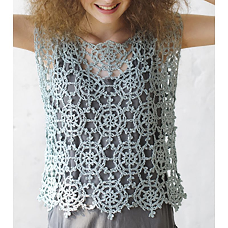 〈レシピ〉モチーフつなぎのベスト