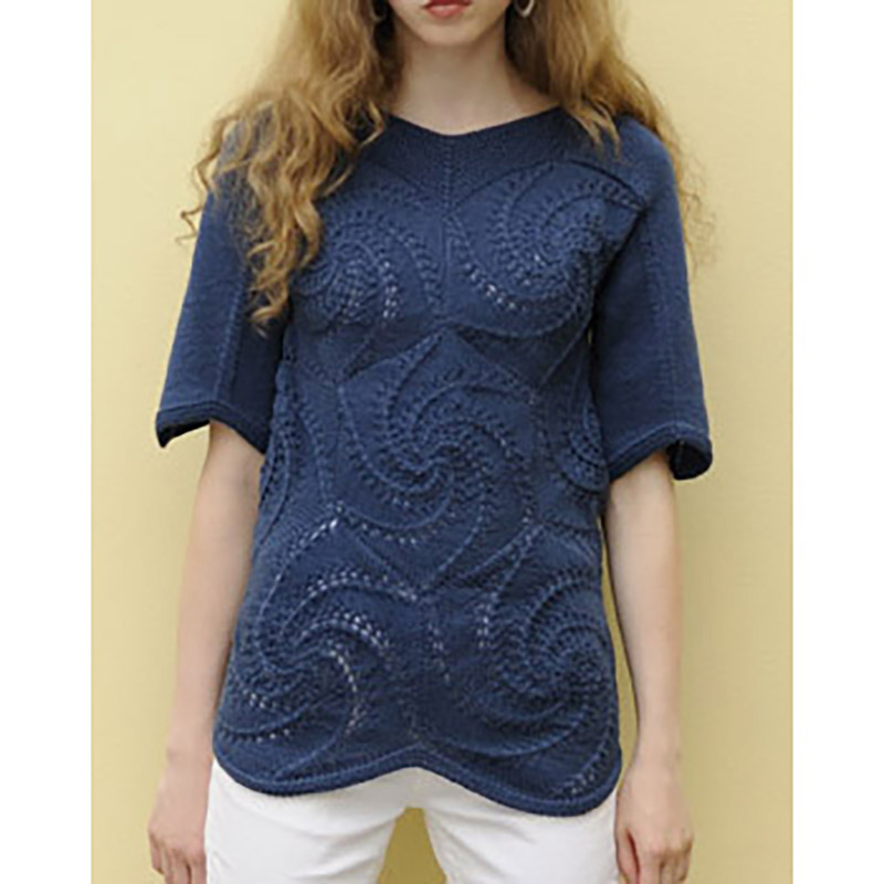 〈レシピ〉渦巻きモチーフのプルオーバー