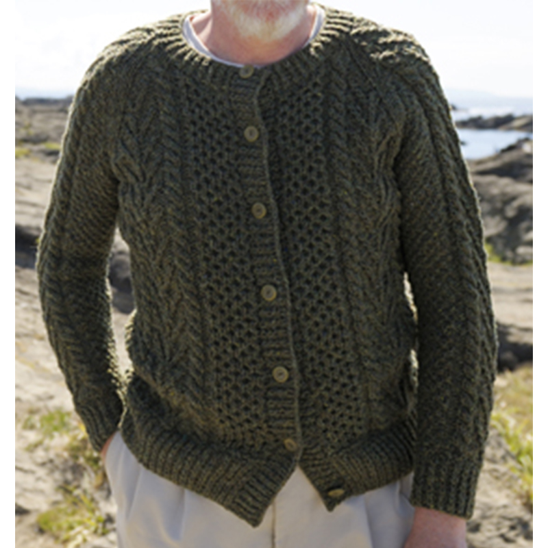 〈レシピ〉カーディガン(グリーン)