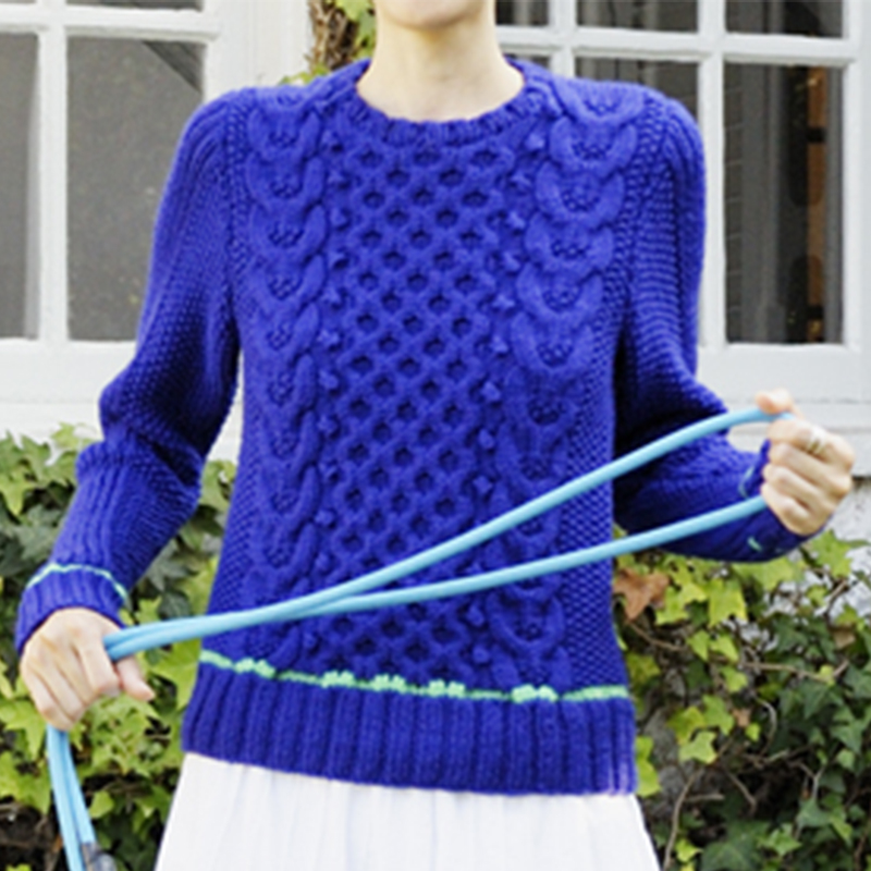 〈レシピ〉ブルー系プルオーバー