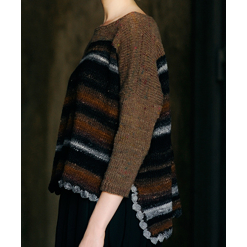 〈レシピ〉スリット入りプルオーバー