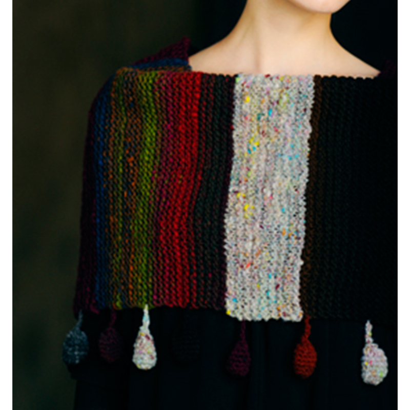 〈レシピ〉縞模様のスヌード