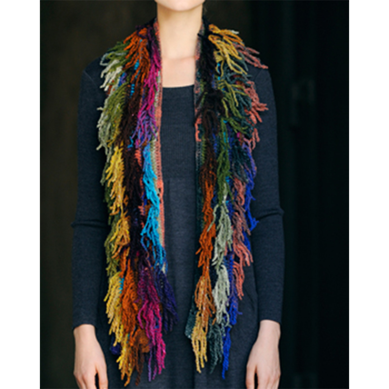 〈レシピ〉フリンジマフラー