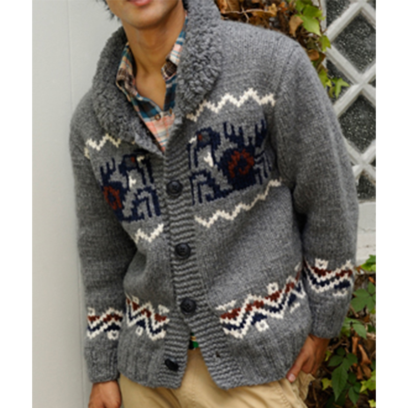 〈レシピ〉幾何学模様のジャケット（メンズ）