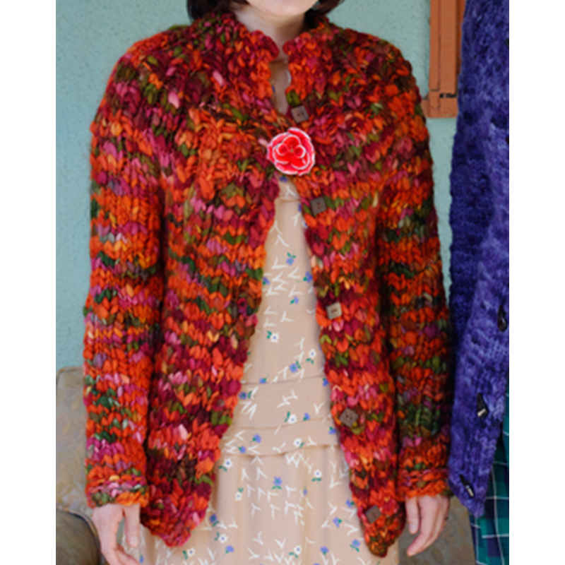 〈レシピ〉ポイント5のカーディガン