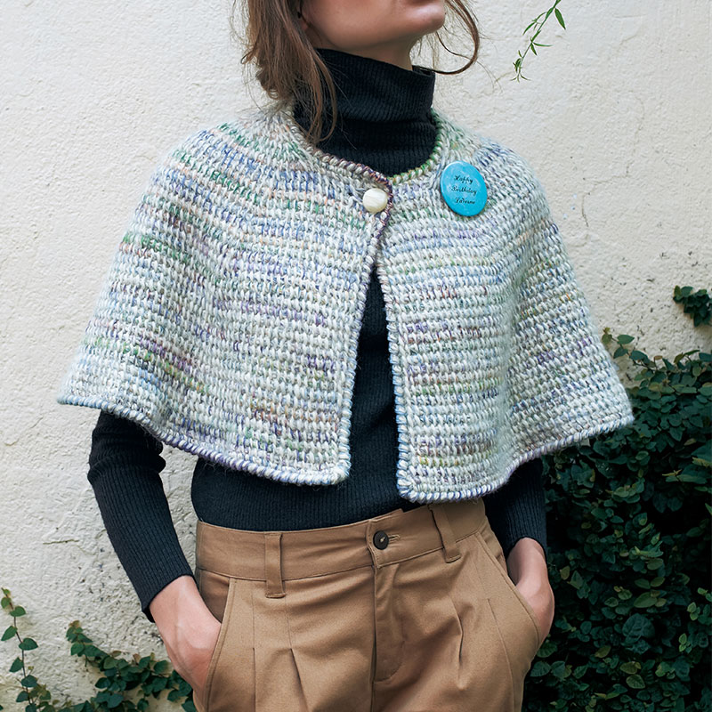 〈レシピ〉アフガン編みのケープ