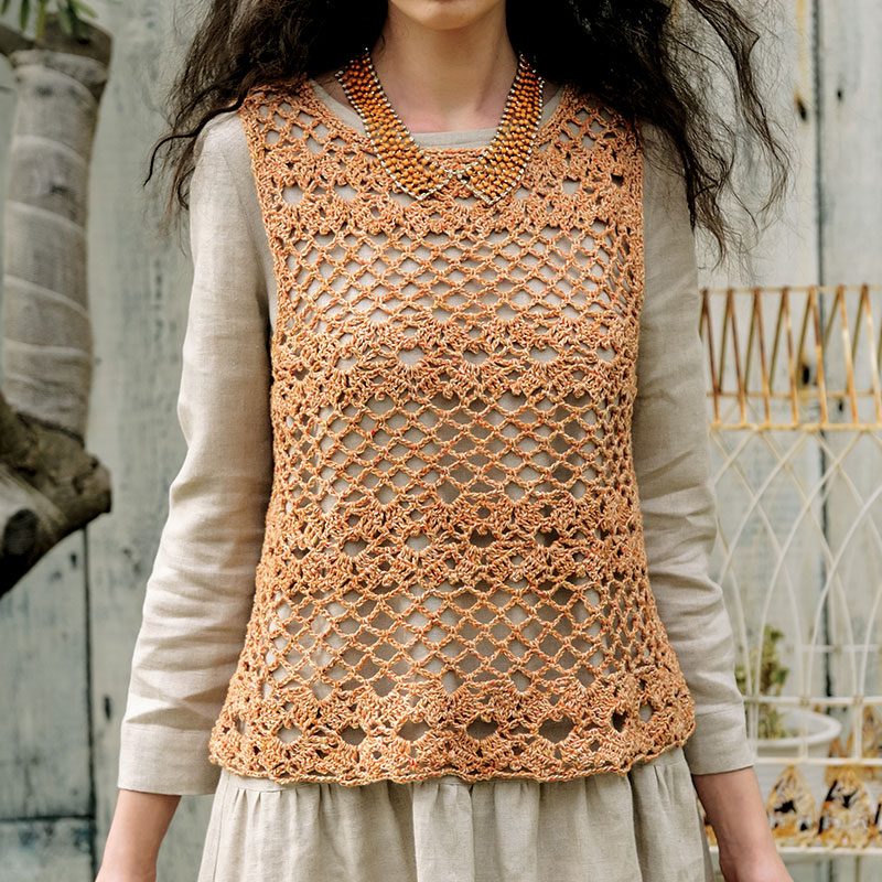 〈レシピ〉裾広がりのノースリーブプル