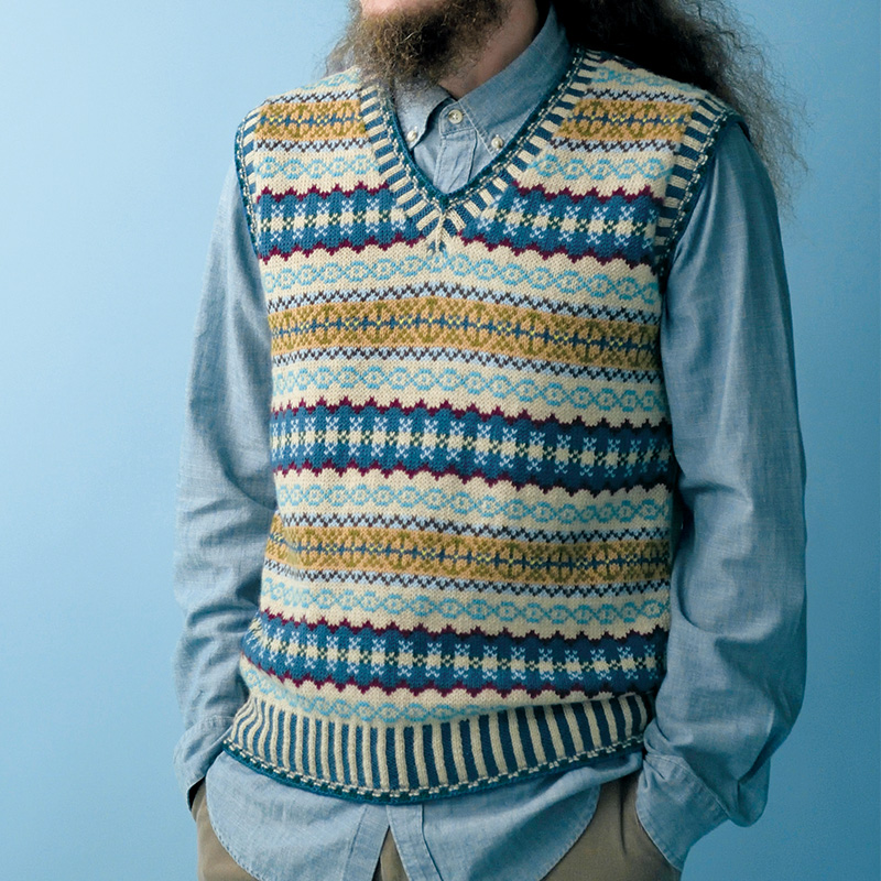 レシピ〉フェアアイルのメンズベスト: レシピ｜手づくりタウン by 日本