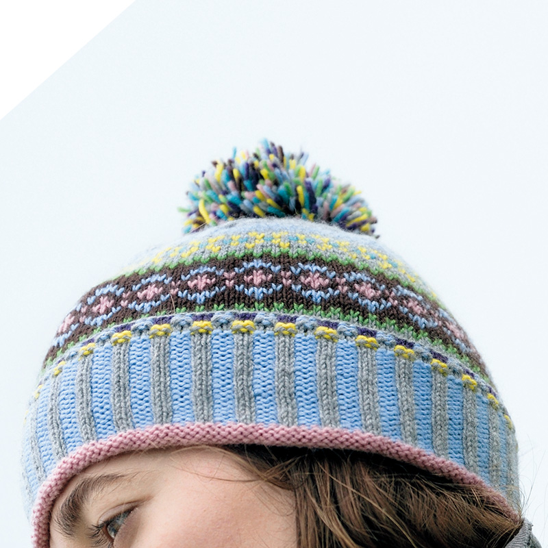 〈レシピ〉フェアアイルの帽子