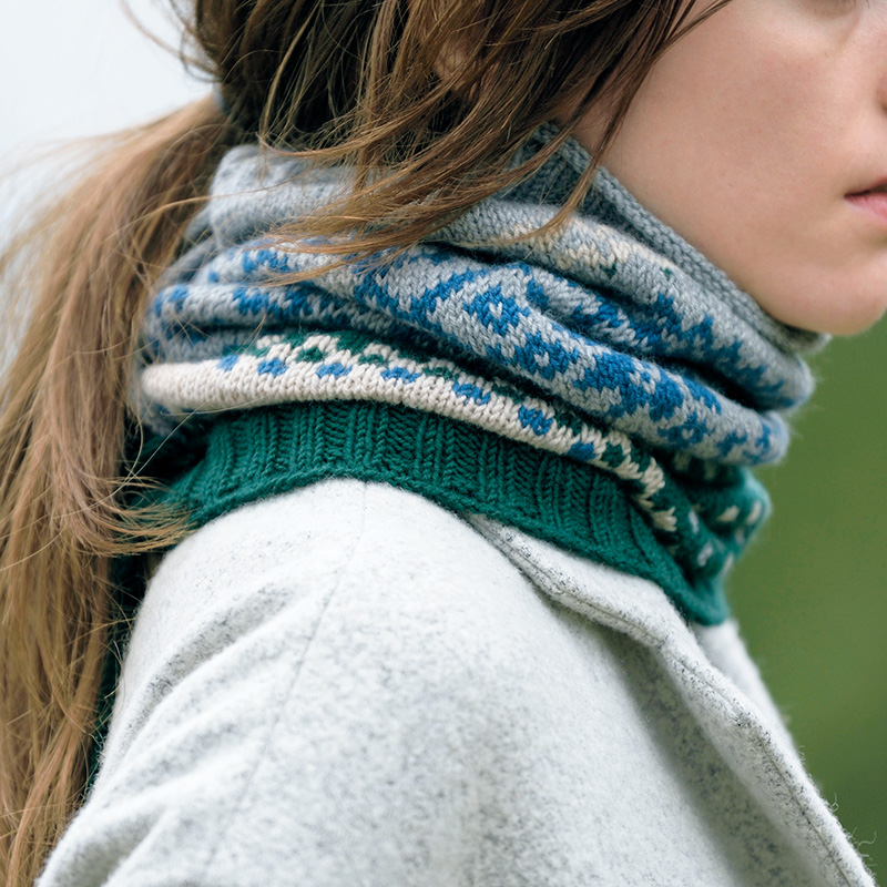 〈レシピ〉ノルディックのロングネックウォーマー