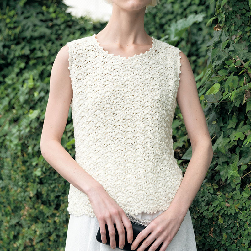 〈レシピ〉生なりのノースリーブ