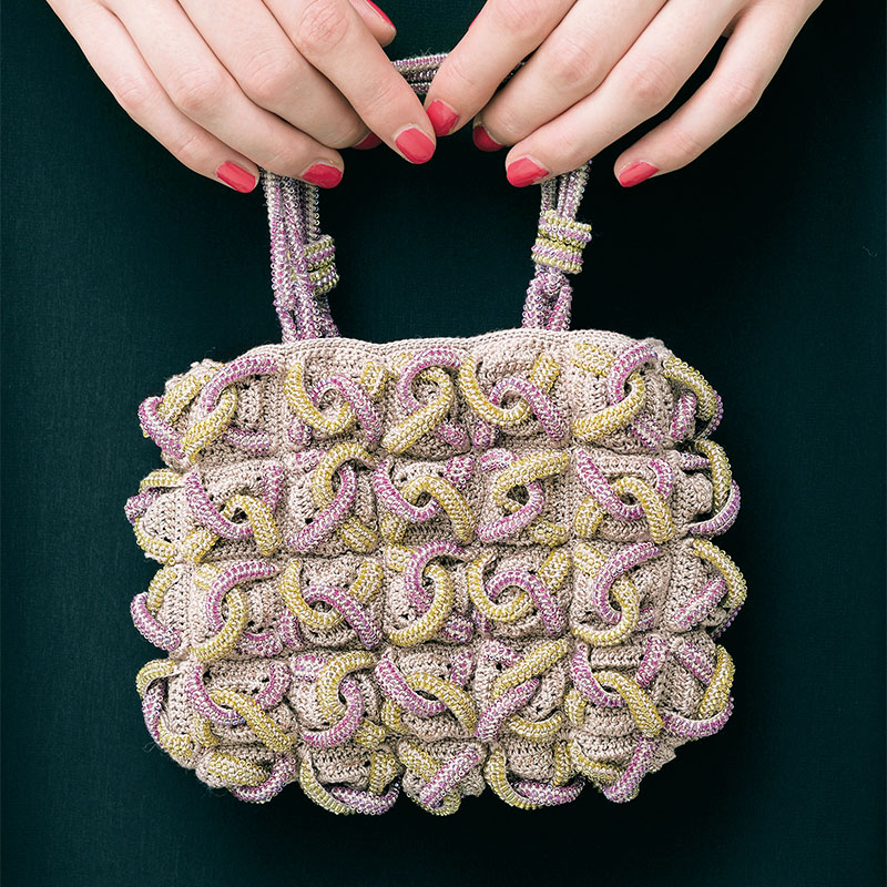 〈レシピ〉ビーズモチーフのパーティーバッグ