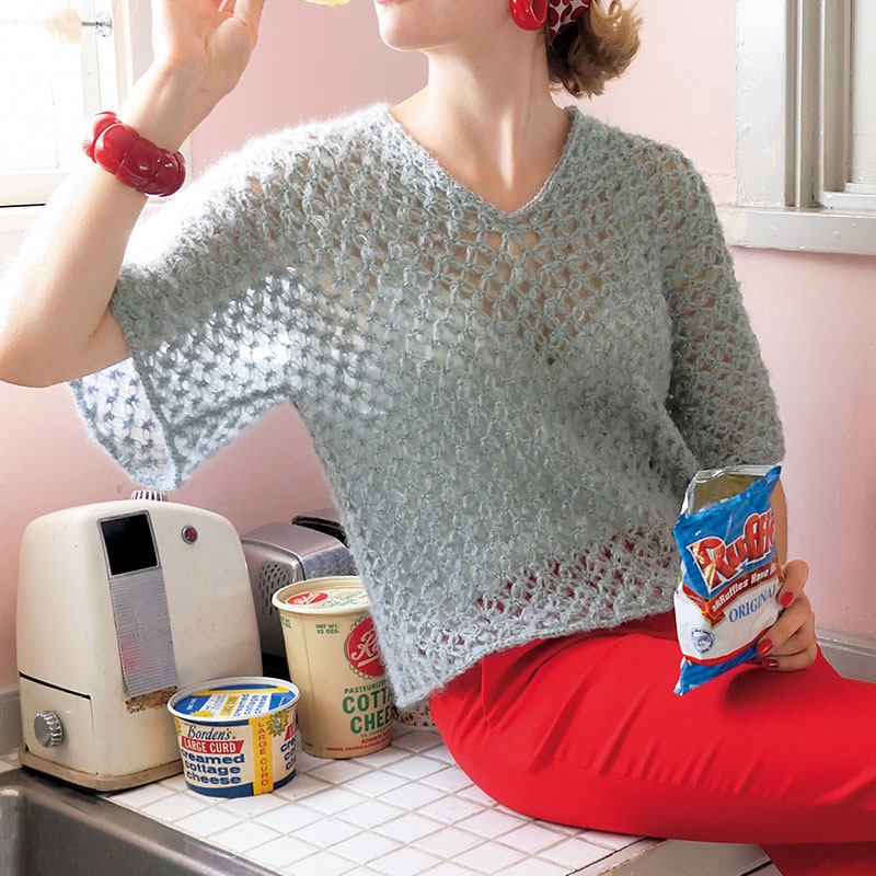 〈レシピ〉七宝編みのプルオーバー