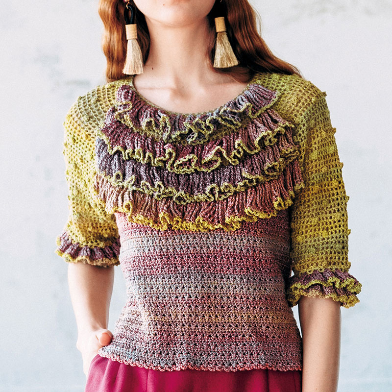 〈レシピ〉フリルのプルオーバー