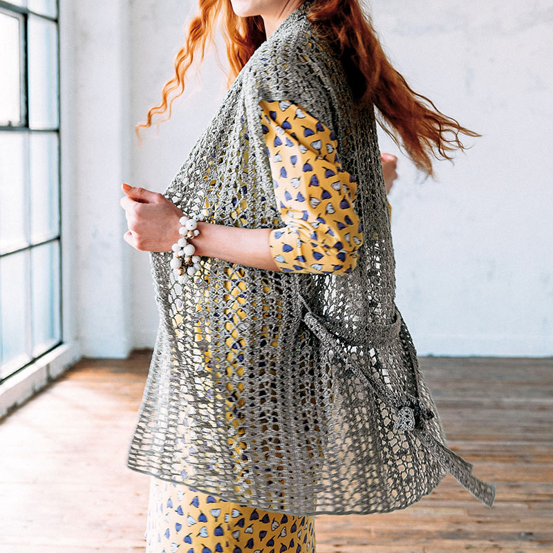 〈レシピ〉ライトグレーのジレ