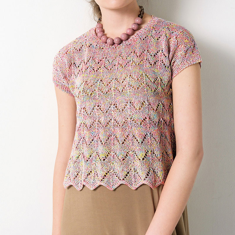 〈レシピ〉ピンクのフレンチスリーブプルオーバー