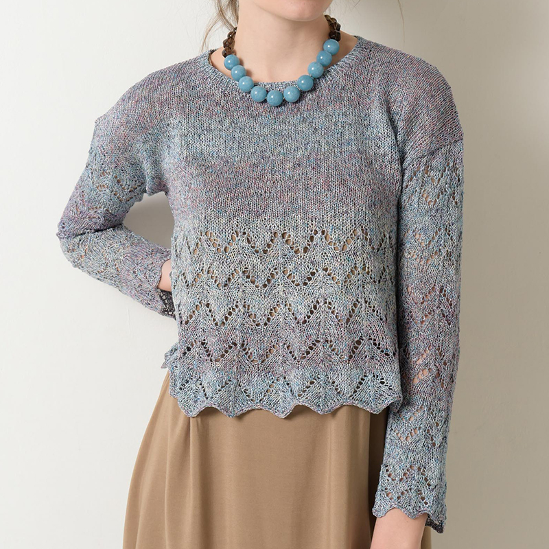 〈レシピ〉紫の長袖プルオーバー